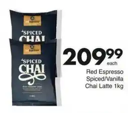 Save Hyper Red Espresso Spiced/ Vanilla Chai Latte offer
