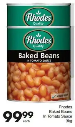 Save Hyper Rhodes Baked Beans In Tomato Sauce offer