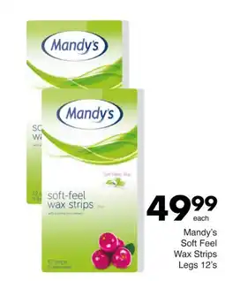 Save Mandy's Soft Feel Wax Strips Legs offer