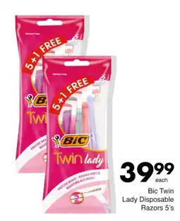 Save Bic Twin Lady Disposable Razors offer