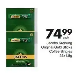 Save Hyper Jacobs Kronung Original/Gold Sticks Coffee Singles offer