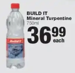 Build It BUILD IT Mineral Turpentine offer