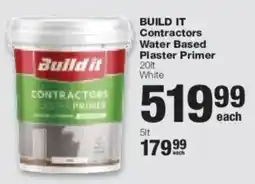Build It Build it Contractors Water Based Plaster Primer offer