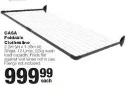 Build It CASA Foldable Clothesline offer