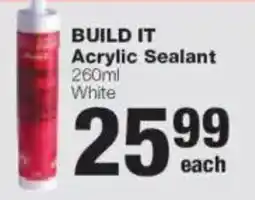 Build It BUILD IT Acrylic Sealant White offer