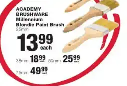 Build It ACADEMY BRUSHWARE Millennium Blondie Paint Brush offer