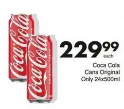 Save Hyper Coca Cola Cans Original offer