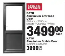 Build It KAYO Aluminium Entrance Door offer
