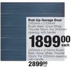 Build It Roll-Up Garage Door offer