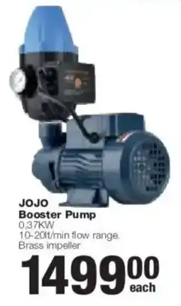 Build It JOJO Booster Pump offer