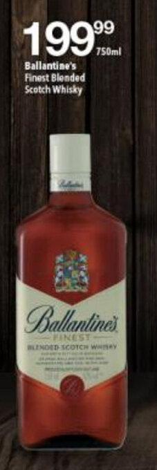 Shoprite Liquor Ballantine's Finest Blended Scotch Whisky 750ml offer