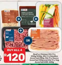 Pick n Pay Beef or Chicken Stir Fry offer
