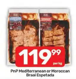 Pick n Pay PnP Mediterranean or Moroccan Braai Espetada offer