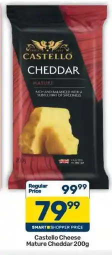 Pick n Pay Castello Cheese Mature Cheddar 200g offer