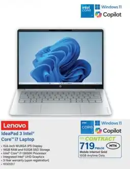 Incredible Connection Lenovo IdeaPad 3 Intel Core i7 Laptop offer
