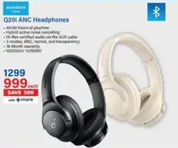 Incredible Connection Soundcore Q20i ANC Headphones offer