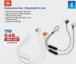 Incredible Connection JBL Endurance Run 3 Bluetooth In-Ear offer