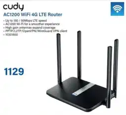 Incredible Connection Cudy AC1200 WiFi 4G LTE Router offer