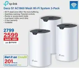 Incredible Connection tp-link Deco S7 AC1900 Mesh Wi-Fi System offer