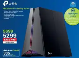Incredible Connection tp-link BE9300 Wi-Fi 7 Gaming Router offer