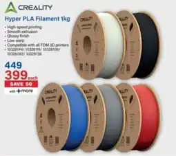 Incredible Connection CREALITY Hyper PLA Filament offer