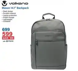 Incredible Connection Volkano Mason 14.1" Backpack offer