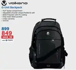 Incredible Connection Volkano G-Unit Backpack offer