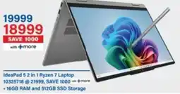 Incredible Connection IdeaPad 5 2 in 1 Ryzen 7 Laptop offer