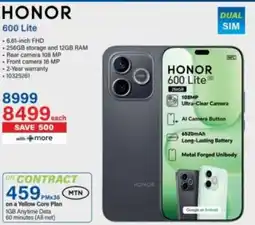 Incredible Connection HONOR 600 Lite offer