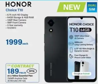 HONOR Choice T10