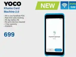 Incredible Connection YOCO Khumo Card Machine 2.0 offer