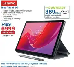 Incredible Connection Lenovo Idea Tab 11 5G offer