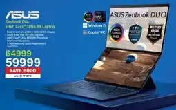 Incredible Connection ASUS Zenbook DUO offer