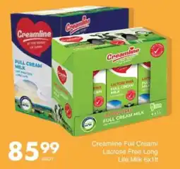 Save Hyper Creamline Full Cream/ Lactose Free Long Life Milk offer