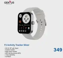 Incredible Connection F3 Activity Tracker Silver offer