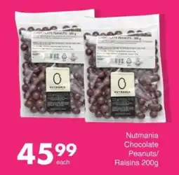 Save Hyper Nutmania Chocolate Peanuts/Raisins offer