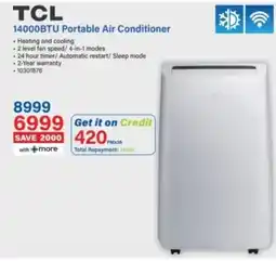 Incredible Connection TCL 14000BTU Portable Air Conditioner offer