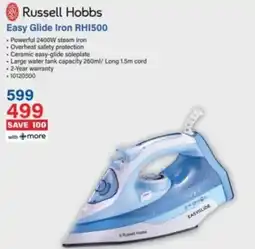 Incredible Connection Russell Hobbs Easy Glide Iron RHI500 offer
