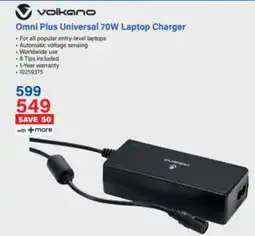 Incredible Connection Volkano Omni Plus Universal 70W Laptop Charger offer