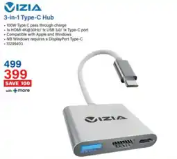 Incredible Connection VIZIA 3-in-1 Type-C Hub offer