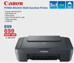 Incredible Connection Canon PIXMA MG2541 Multi-function Printer offer