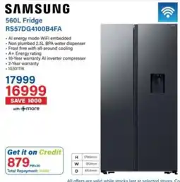 Incredible Connection SAMSUNG 560L Fridge offer