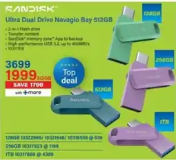 Incredible Connection SanDisk Ultra Dual Drive Navagio Bay offer