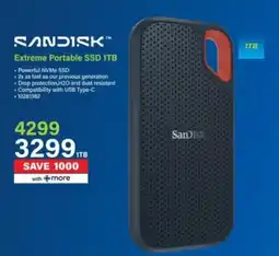 Incredible Connection SanDisk Extreme Portable SSD 1TB offer