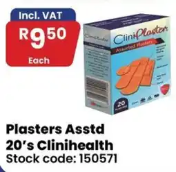 Africa Cash and Carry Plasters Asstd 20's Clinihealth offer