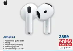Incredible Connection Airpods 4 offer
