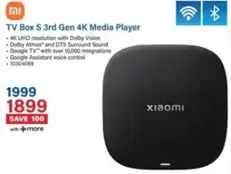 Incredible Connection TV Box S 3rd Gen 4K Media Player Xiaomi offer