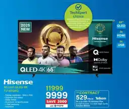 Incredible Connection Hisense 65-inch QLED 4K offer