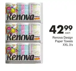 Save Hyper Renova Design Paper Towels XXL 3's offer