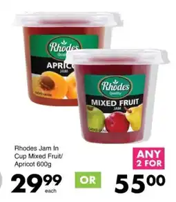 Save Hyper Rhodes Jam In Cup Mixed Fruit/Apricot offer
